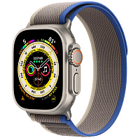 Apple Watch Ultra Titanium Blue Trail Band