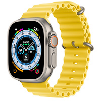 Apple Watch Ultra Titanium Yellow Ocean Band